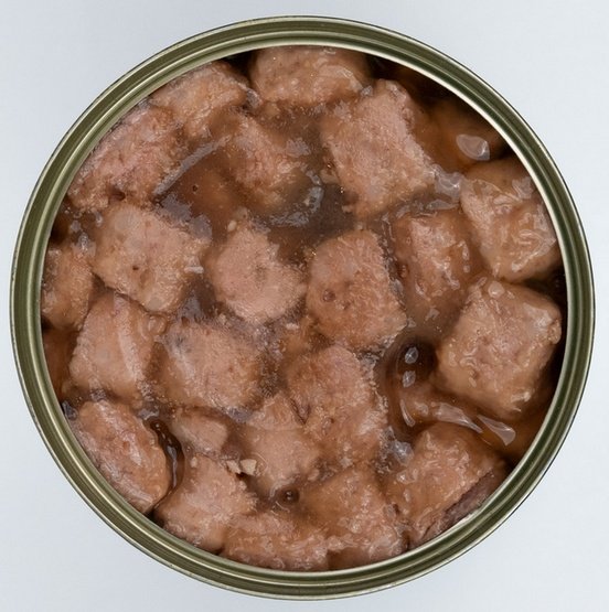 TUF TUF Kawałki mięsne z rybą dla kota puszka 415g - obrazek 2