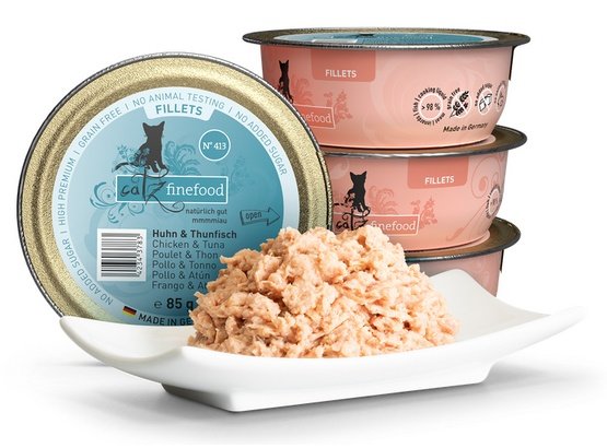 Catz Finefood Filety N.413 Kurczak/Tuńczyk tacka 85g - obrazek 2