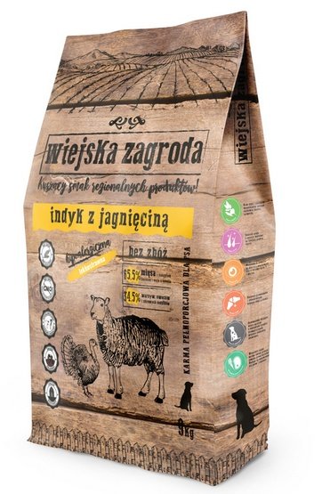 Wiejska Zagroda Indyk z jagnięciną 9kg - obrazek 2