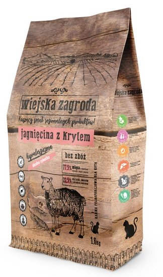 Wiejska Zagroda Kot - Jagnięcina z krylem 1,6kg - obrazek 2