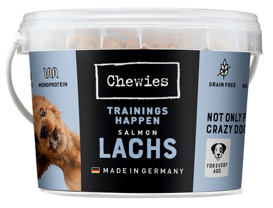 Chewies Trainings-Happen Łosoś wiaderko 300g - obrazek 2