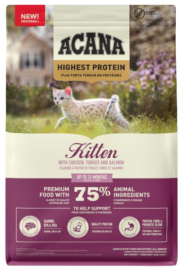 Acana Highest Protein Kitten 1,8kg - obrazek 2