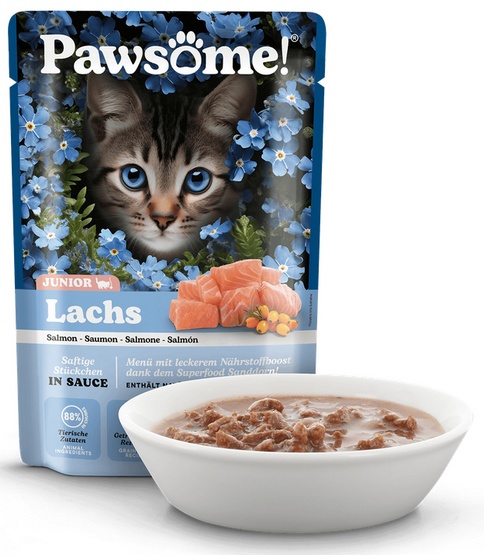 Pawsome Junior Lachs - łosoś saszetka 85g - obrazek 2