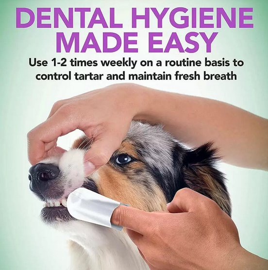 Vet's Best Czyściki do zębów napalcowe 50szt. - obrazek 3