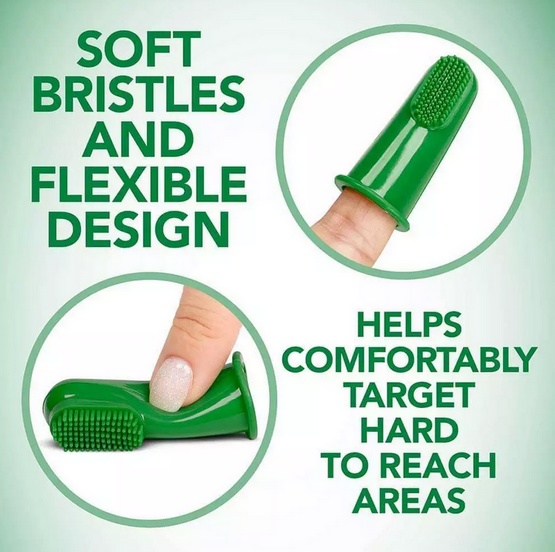 Vet's Best Dental żel + szczoteczka zestaw Puppy - obrazek 4