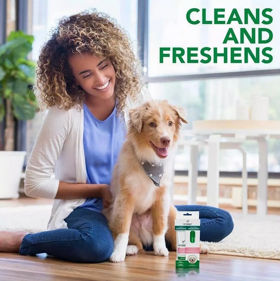 Vet's Best Dental żel + szczoteczka zestaw Puppy - obrazek 8