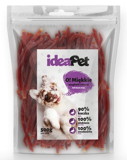 IdeaPet O! Miękkie Spaghetti z kaczki 500g - obrazek 2
