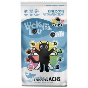 Lucky Lou Food Code Lifestage Adult Drób & Łosoś 340g