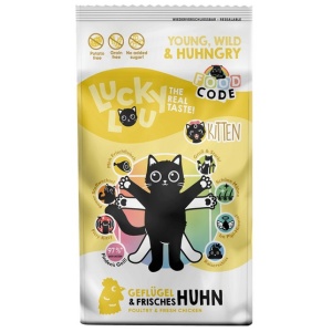 Lucky Lou Food Code Lifestage Kitten Drób & Kurczak 340g