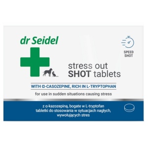 DermaPharm Stress Out Shot dla psa i kota blister 10 tabl.