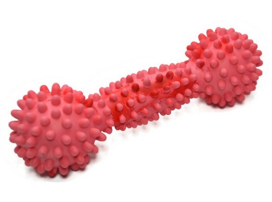 Sum-Plast Zabawka Hantel z kolcami nr3 19cm - obrazek 3