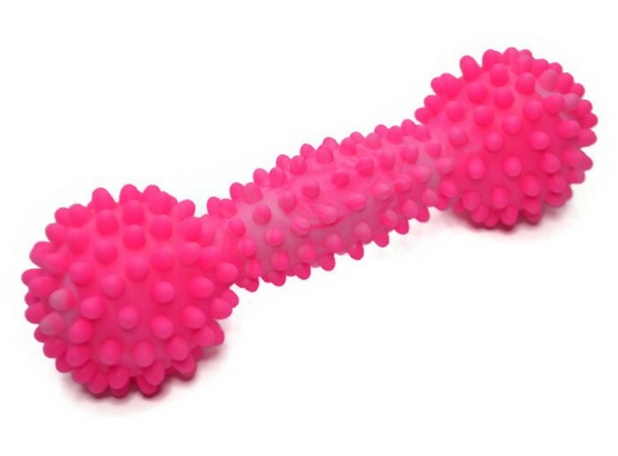 Sum-Plast Zabawka Hantel z kolcami nr3 19cm - obrazek 5