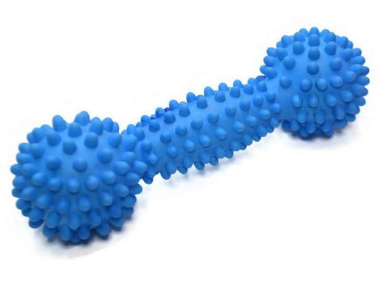 Sum-Plast Zabawka Hantel z kolcami nr2 15cm - obrazek 4