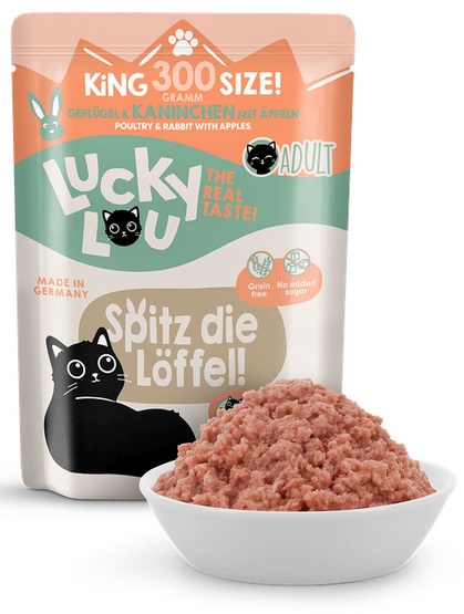 Lucky Lou Lifestage Adult Drób i królik saszetka 300g - obrazek 4