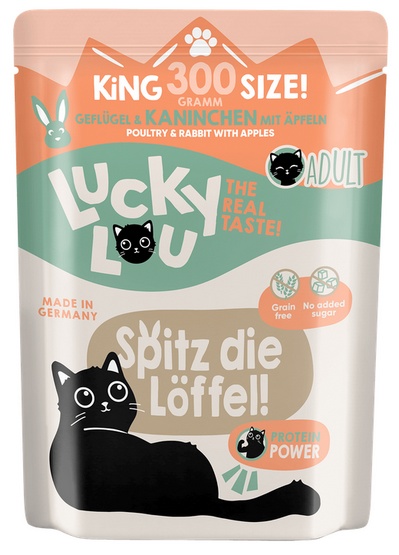 Lucky Lou Lifestage Adult Drób i królik saszetka 300g - obrazek 5