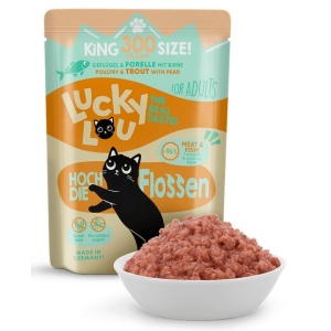 Lucky Lou Lifestage Adult Drób i pstrąg saszetka 300g