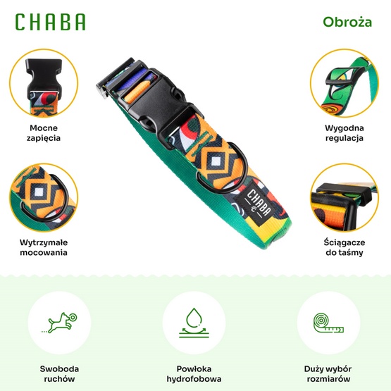CHABA Obroża regulowana Story III L Jumbo - obrazek 3
