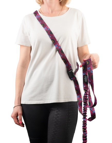 CHABA Smycz z amortyzatorem do biegania Story III M 25mm/280cm Lakota - obrazek 6