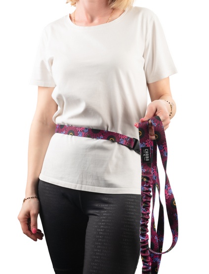 CHABA Smycz z amortyzatorem do biegania Story III L 25mm/280cm Lakota - obrazek 5