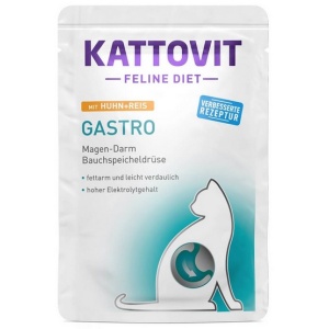 Kattovit Feline Diet Gastro kurczak i ryż saszetka 85g