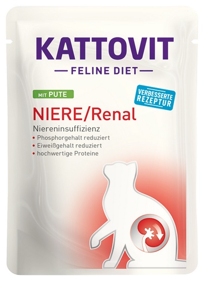 Kattovit Feline Diet Niere/Renal indyk saszetka 85g - obrazek 4