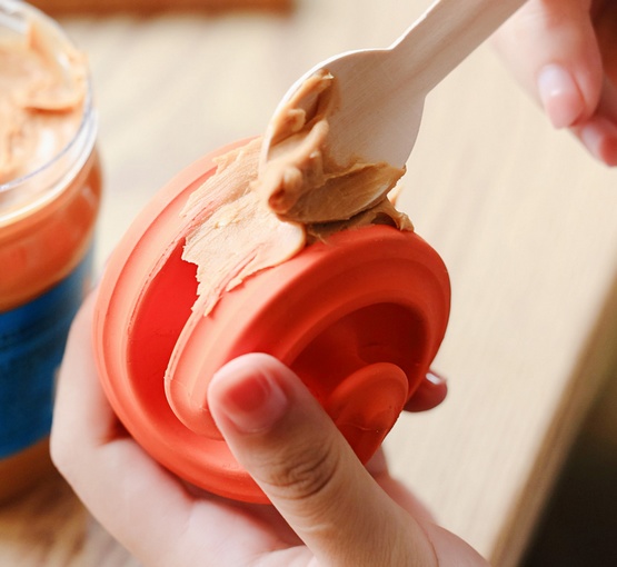 PetDreamHouse Zabawka gumowa Geo-Hex pomarańczowa - obrazek 5