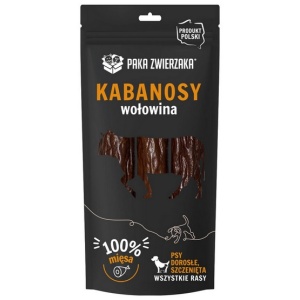 Paka Zwierzaka Kabanosy Wołowina 3szt 80g