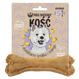 Paka Zwierzaka Kość z dodatkiem królika i mango S 10cm
