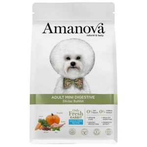 Amanova Dog Adult Mini Digestive Divine Rabbit - królik 2kg