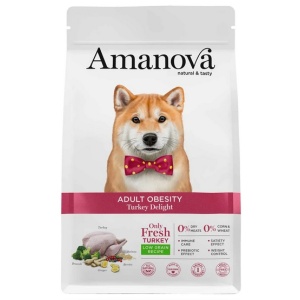 Amanova Dog Adult Obesity Turkey Delight - indyk 2kg