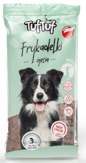 TUF TUF Frykadelki z gesią dla psa 3szt