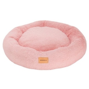 MIMIKO Pets Legowisko Shaggy okrągłe M 45cm różowe