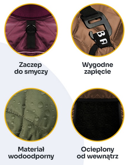 Chaba Kubrak Regulowany Chic S burgundy - obrazek 5