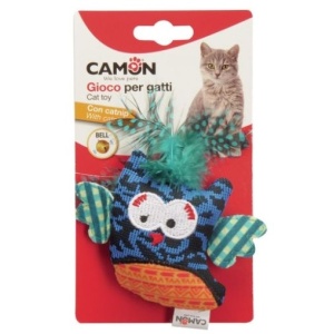 Camon Cat Toy Ptaszek z dzwonkiem i kocimiętką 10cm