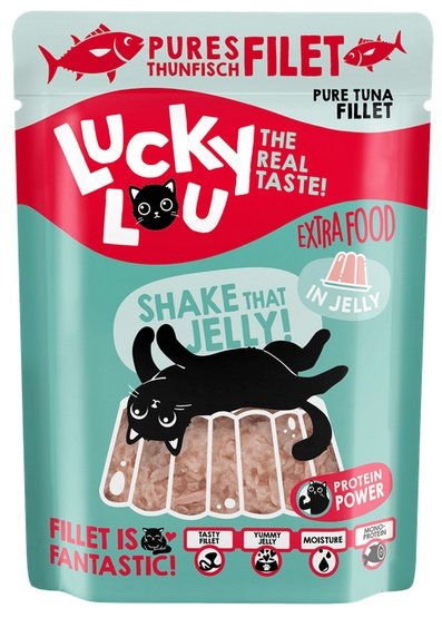 Lucky Lou Extrafood Tuńczyk w galaretce saszetka 70g - obrazek 2