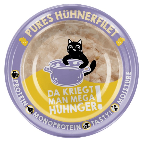 Lucky Lou Extrafood Kurczak w bulionie puszka 70g - obrazek 2