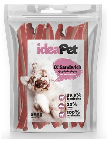 IdeaPet Sandwich z jagnięciną i rybą 500g - obrazek 4