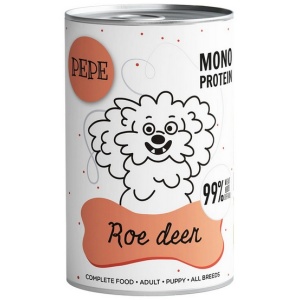 Paka Zwierzaka PEPE Roe Deer (sarna) puszka 400g