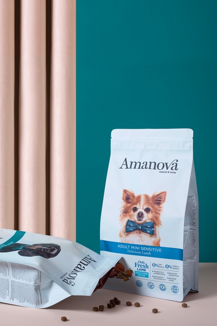 Amanova Dog Adult Mini Sensitive Delicious Lamb - jagnięcina 800g - obrazek 6