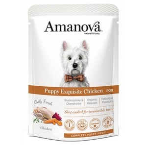 Amanova Dog Puppy Exquisite Chicken - kurczak saszetka 100g [P08]