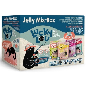 Lucky Lou Extrafood Jelly-Mix-Box Multipack w galaretce saszetki 12x70g