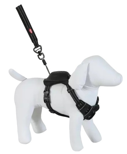 Zolux Szelki ze smyczą automatyczną Easyride XS czarne - obrazek 5