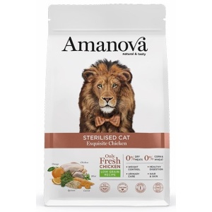 Amanova Cat Sterilised Exquisite Chicken - kurczak 6kg