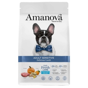 Amanova Dog Adult Sensitive Delicious Lamb - jagnięcina 10kg