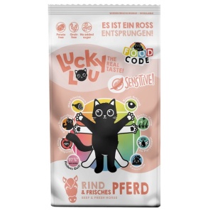 Lucky Lou Food Code Sensitive Wołowina & Konina 340g