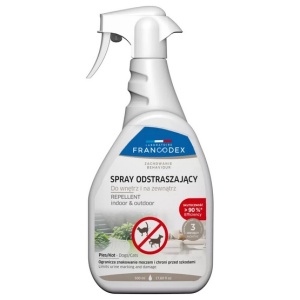 Francodex Spray do wnętrz i na zewnątrz odstraszający psy, koty i kuny 500ml