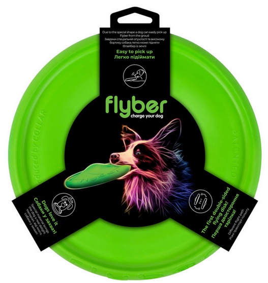 Collar Flyber Latający spodek 22cm jasnozielony