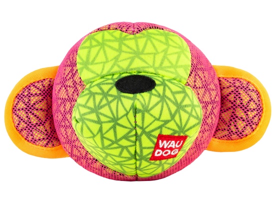 Collar WauDog Fun Małpa 16x10cm różowa