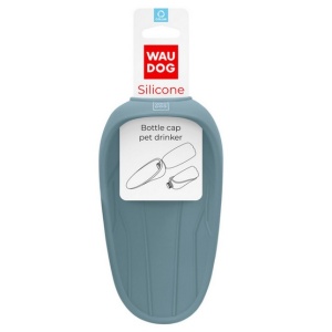 Collar WauDog Silicone Dysza do picia - końcówka 165x90mm szara