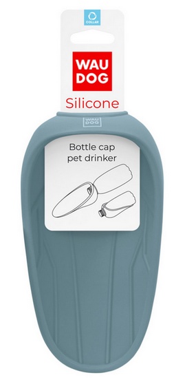 Collar WauDog Silicone Dysza do picia - końcówka 165x90mm szara